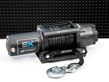 Carbon Offroad 6000lb ATV/Small 4X4 Winch - Carbon Offroad USA